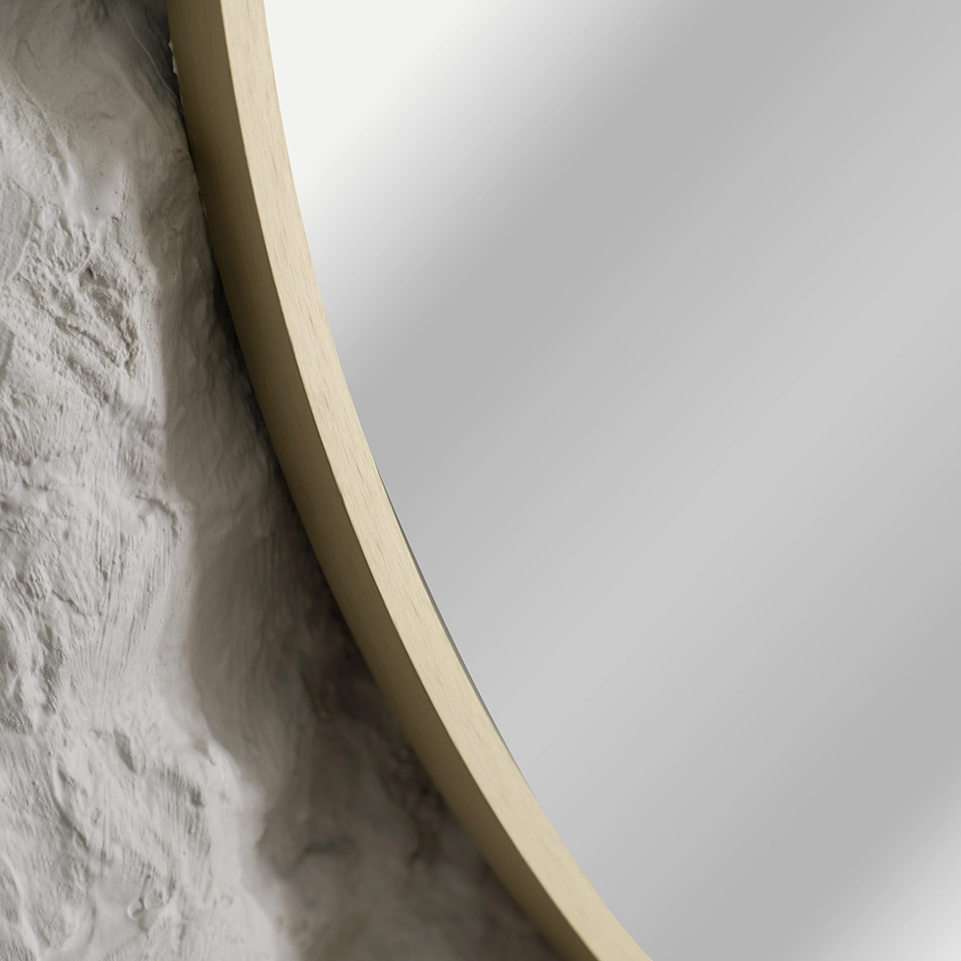 Nexa Metal Round Mirror Gold -80cm thumbnail 5