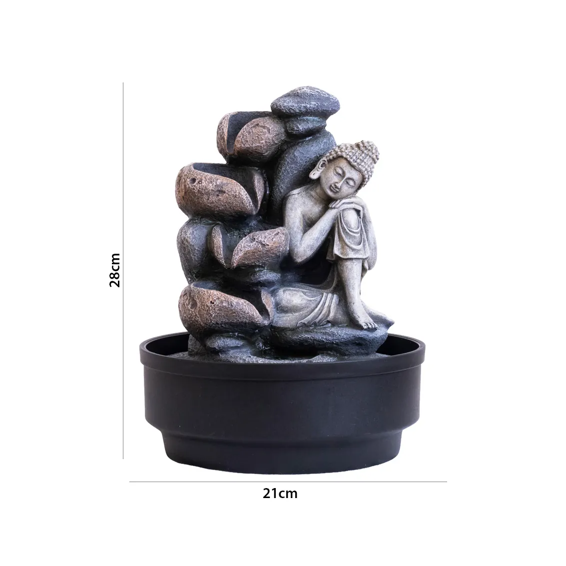 Rivulet Resting Buddha Indoor Fountain thumbnail 9