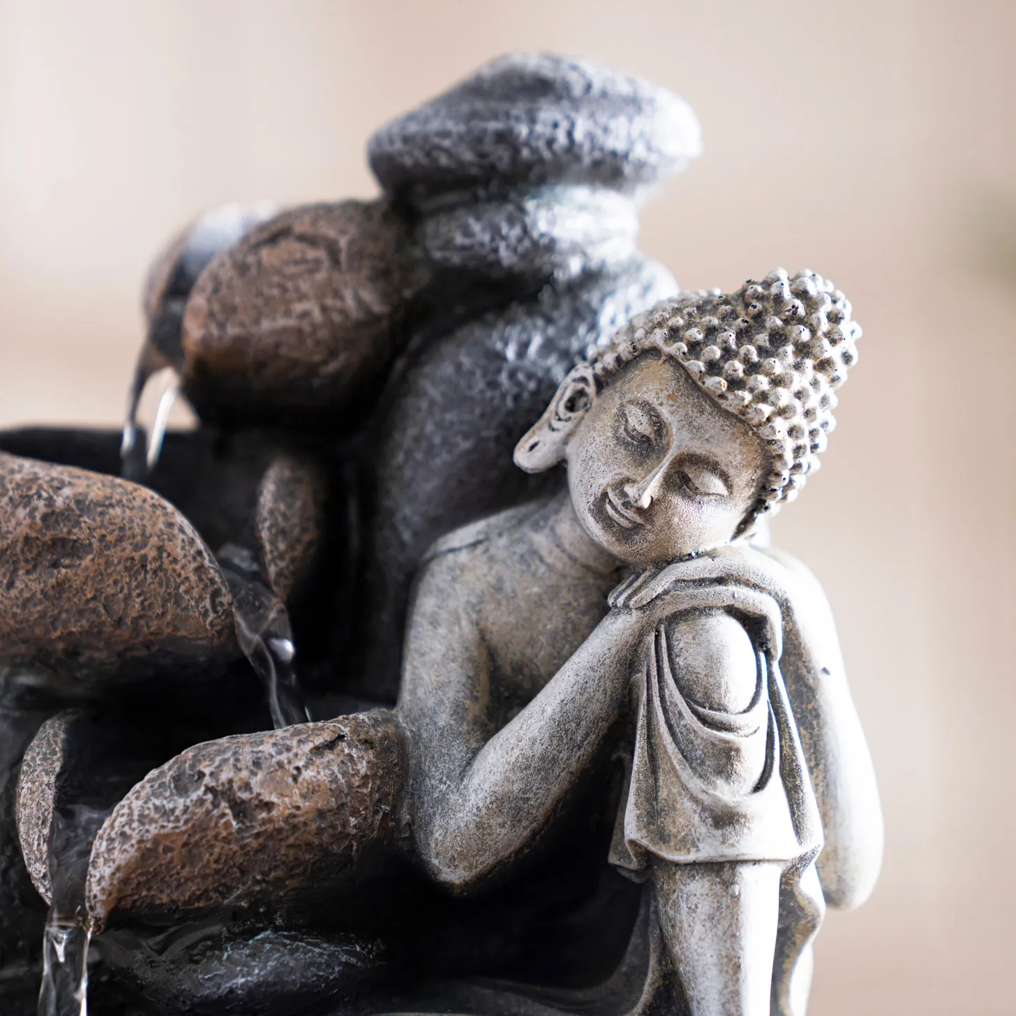 Rivulet Resting Buddha Indoor Fountain thumbnail 3