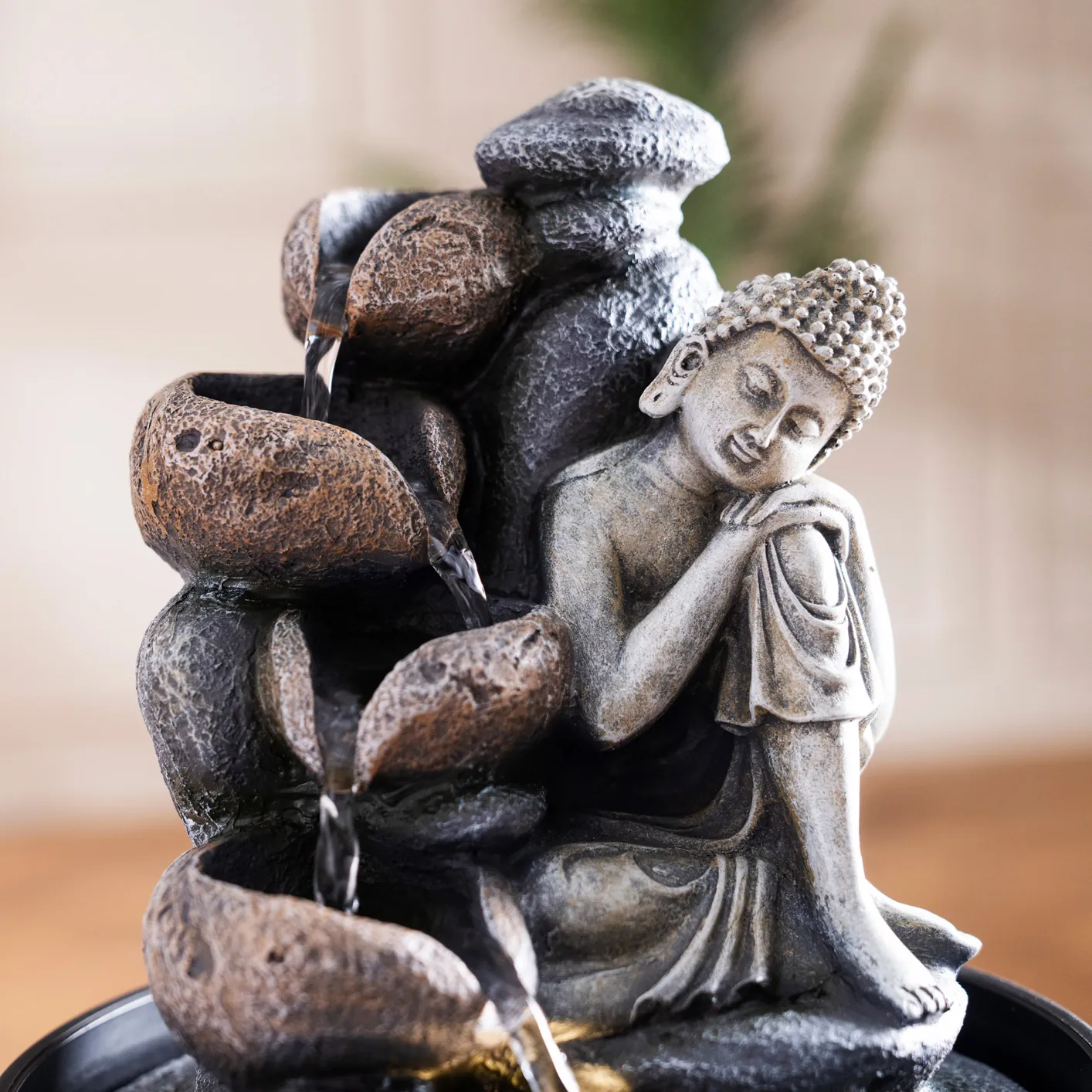 Rivulet Resting Buddha Indoor Fountain thumbnail 5