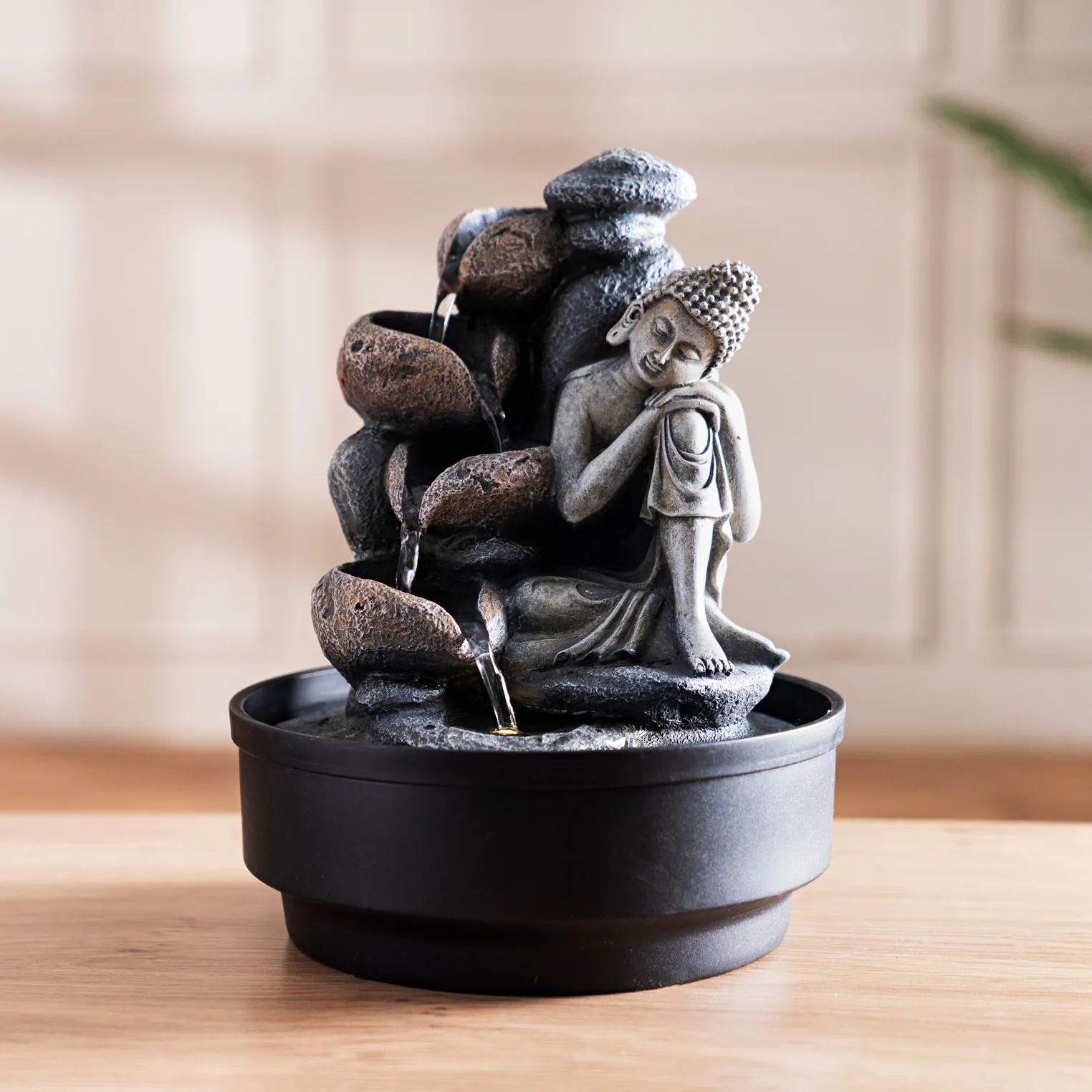 Rivulet Resting Buddha Indoor Fountain thumbnail 6