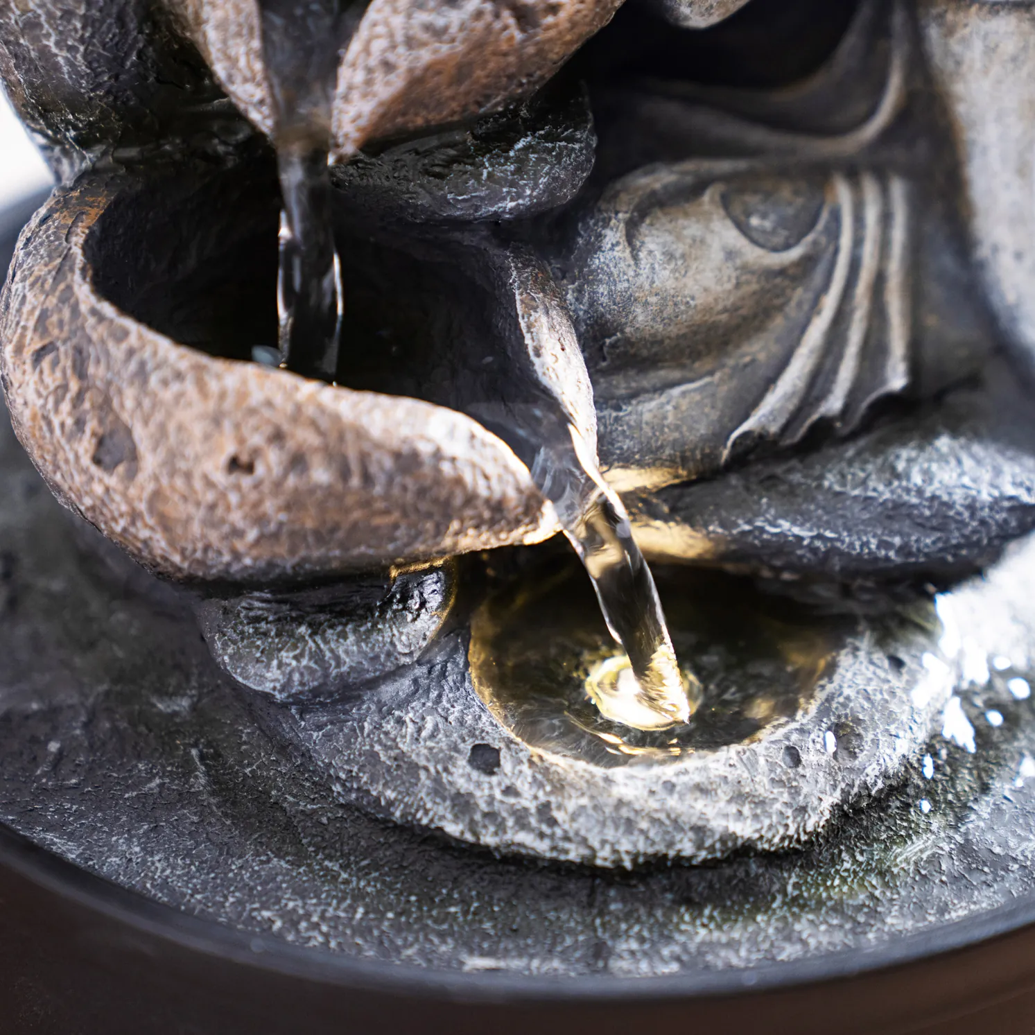 Rivulet Resting Buddha Indoor Fountain thumbnail 7