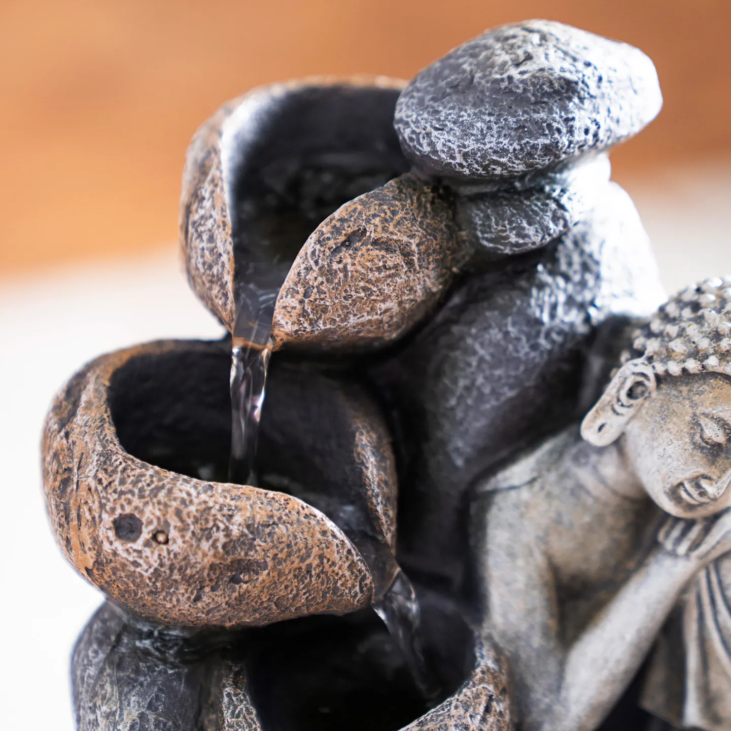 Rivulet Resting Buddha Indoor Fountain thumbnail 8