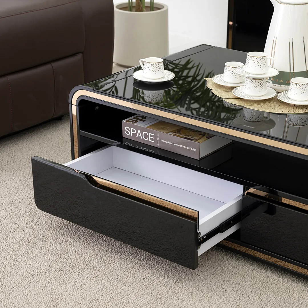 Stallion Coffee Table -Black thumbnail 3