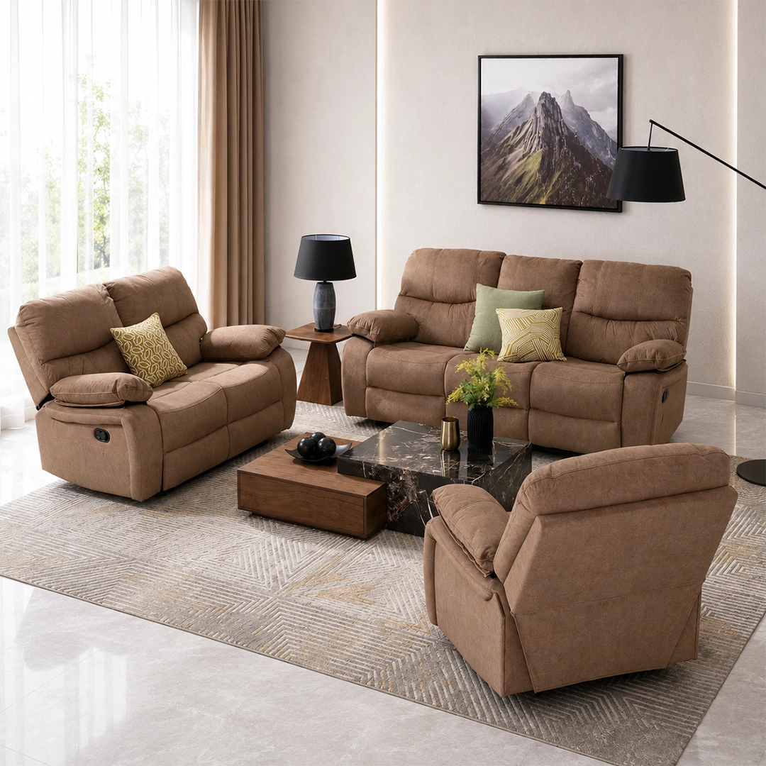 Stanford 6-Seater Recliner Sofa Set