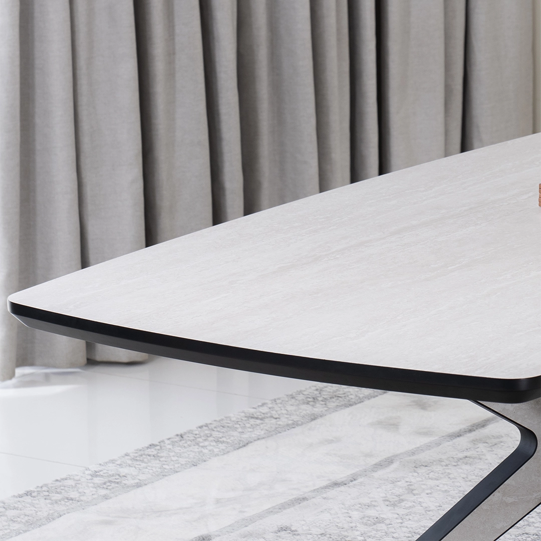 Star 1+6 Dining Set Col Off White/Black thumbnail 6