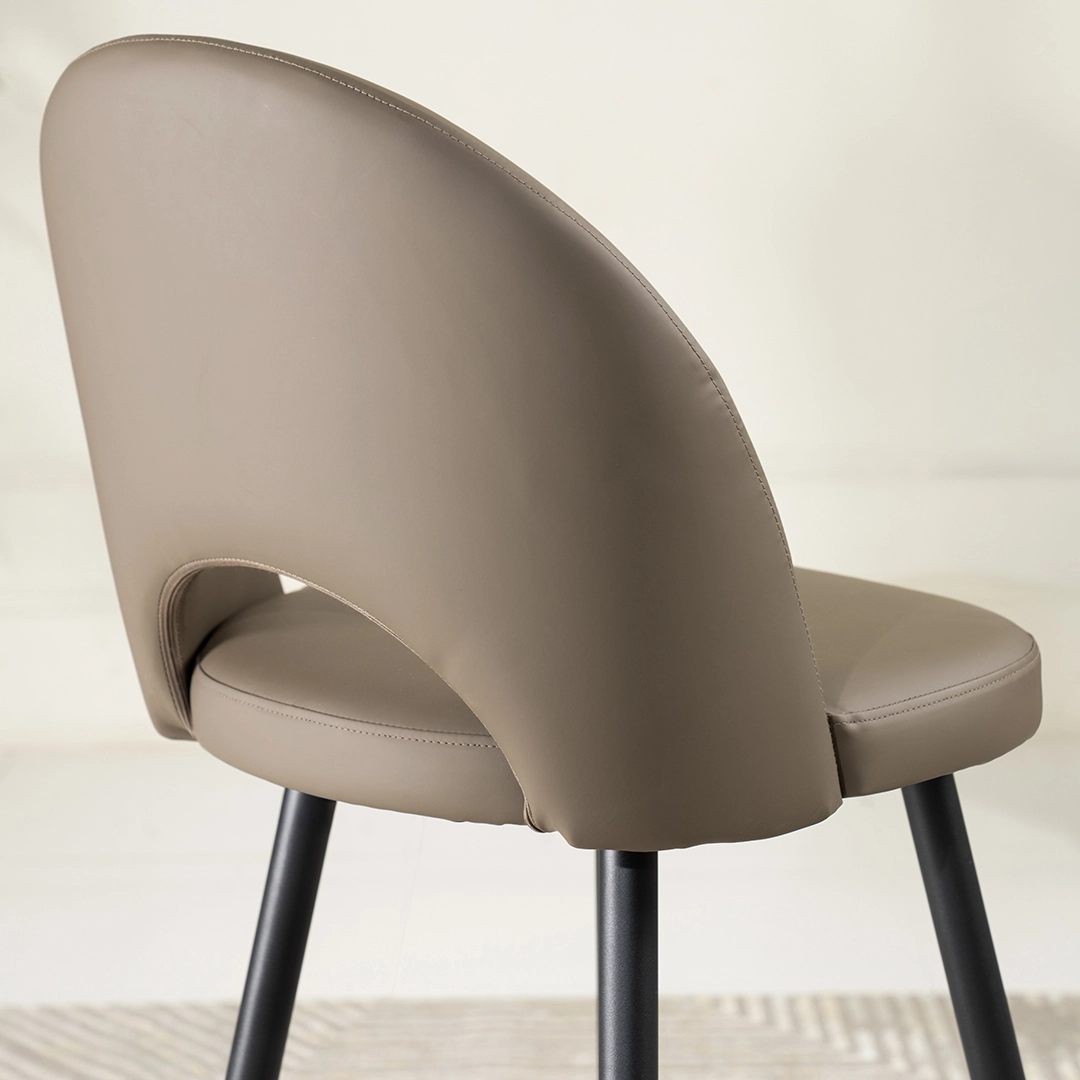 Stella Bar Stool -Dark Khaki & Black thumbnail 5