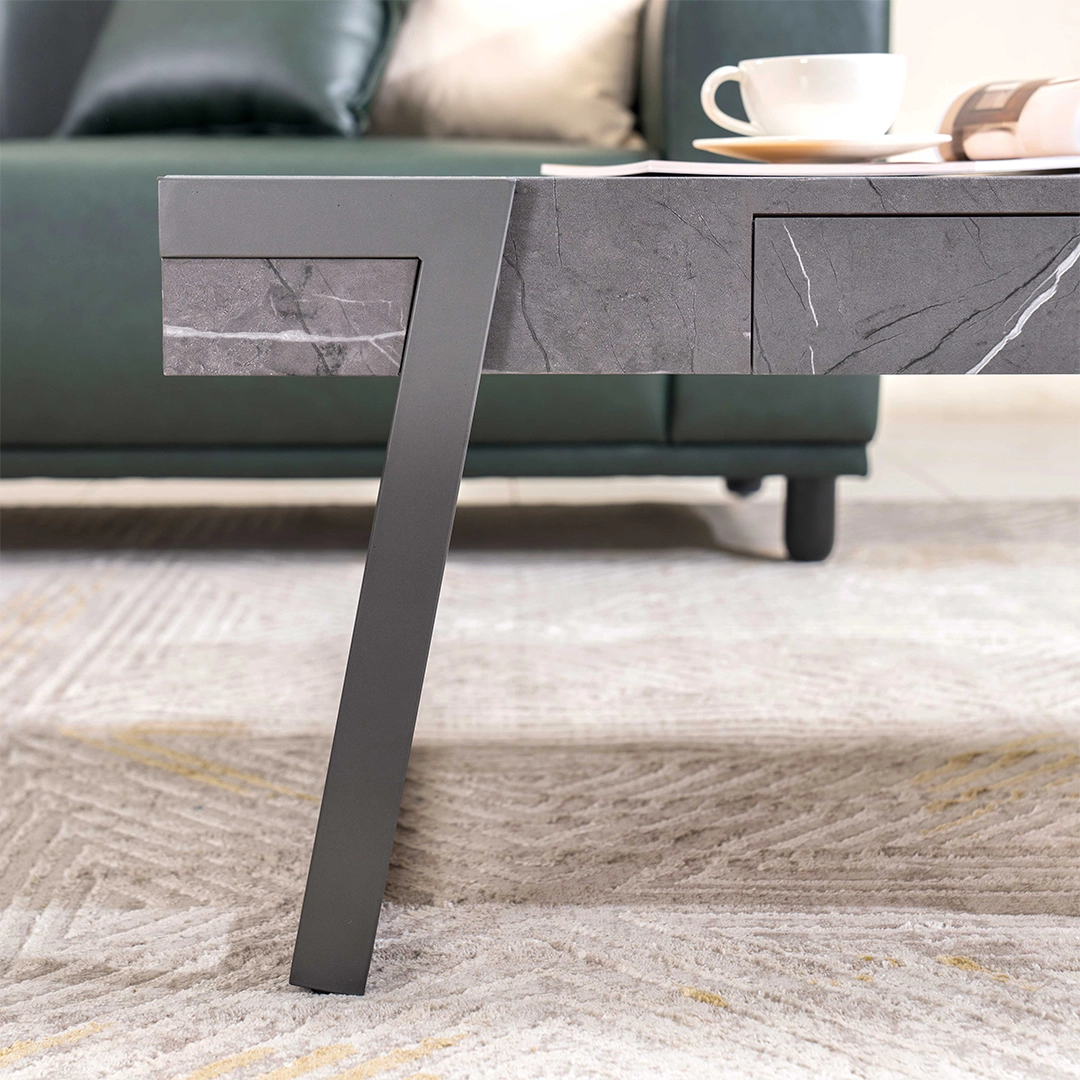 Tanix Centre Table with Drawer -Grey thumbnail 5