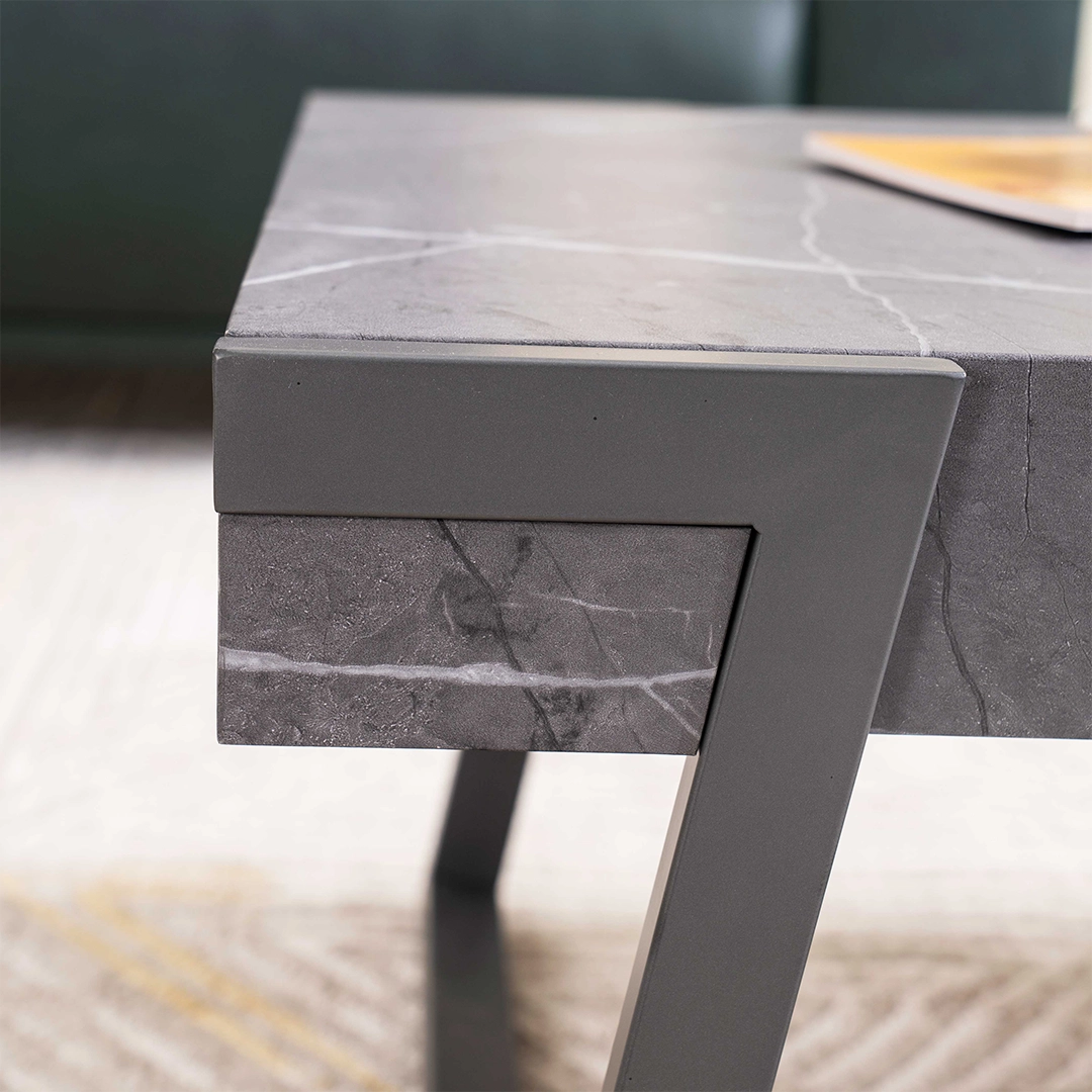 Tanix Centre Table with Drawer -Grey thumbnail 7