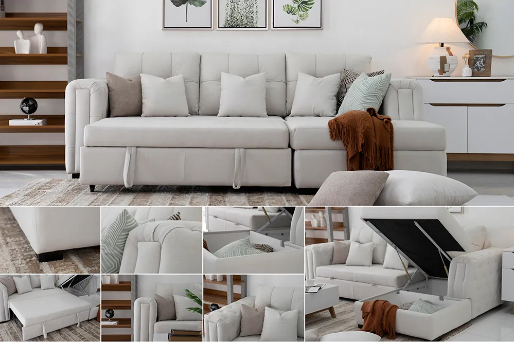 Cover Sofa Bed With Storage thumbnail 4