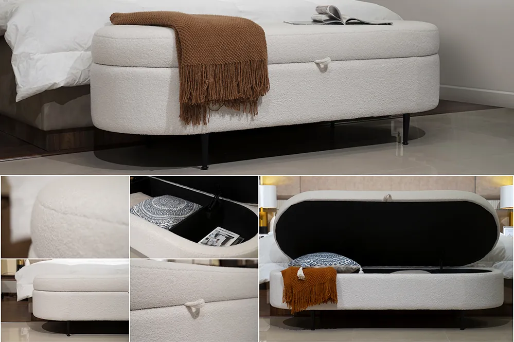 The Emma Bed Bench with Storage - 160 CM thumbnail 2