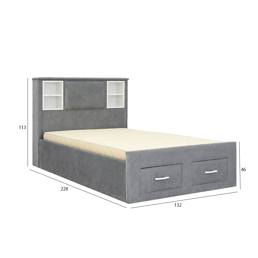 The Ledge Bed With Drawers - 200x120 - Single Size thumbnail 12