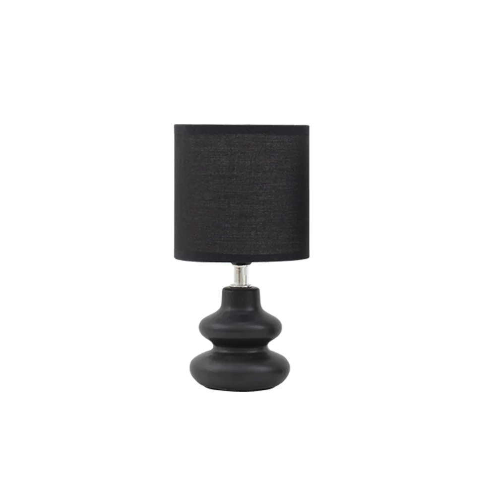 Tria Set Of 2 Ceramic Table Lamp Black 12X12X23Cm thumbnail 7