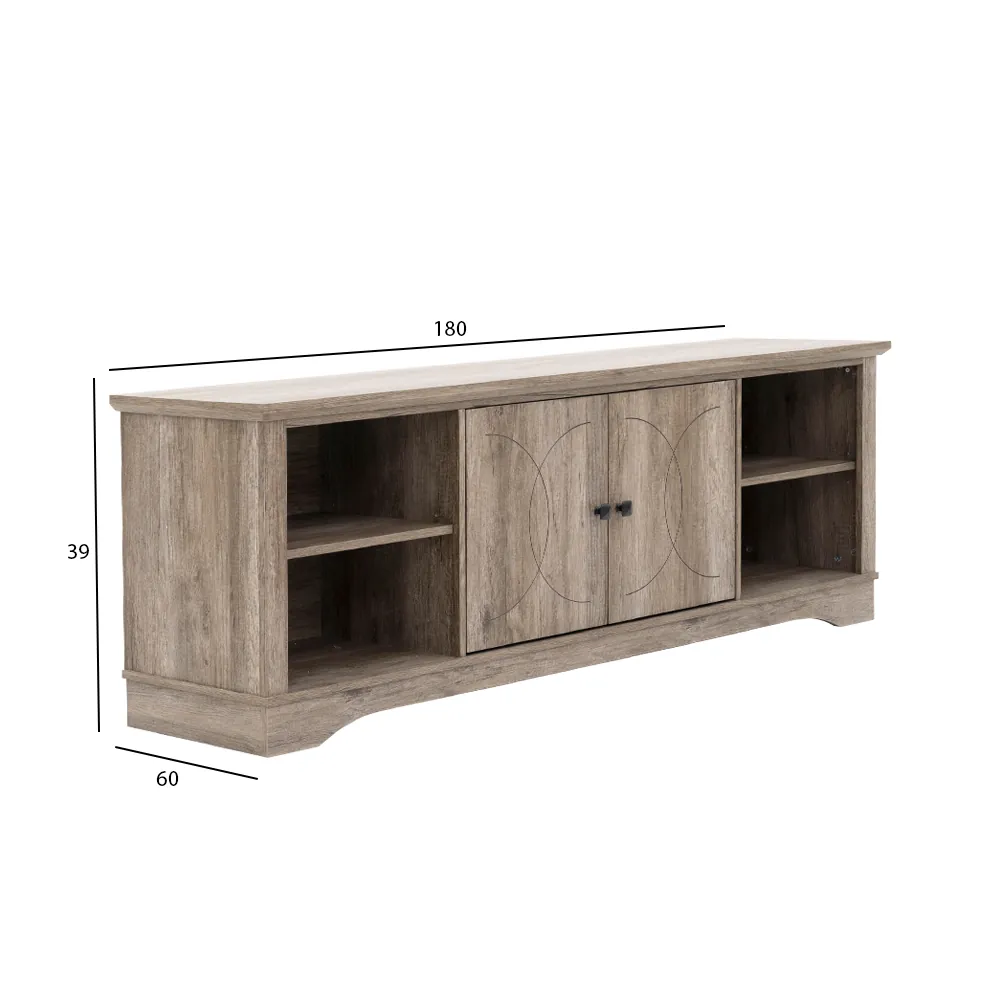 Tyrell Tv Unit -Grey Oak thumbnail 4