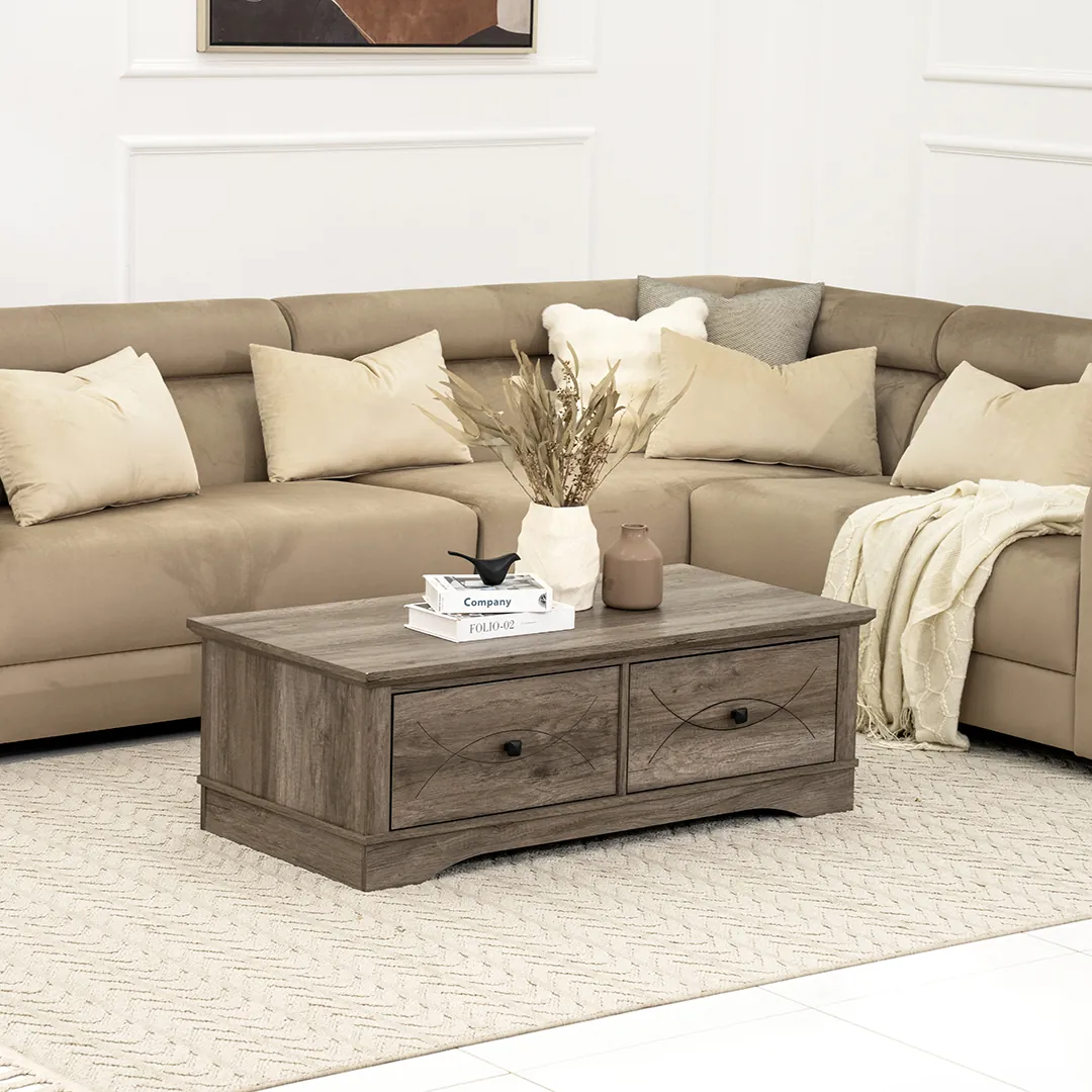 Tyrell Coffee Table – Grey Oak thumbnail 2