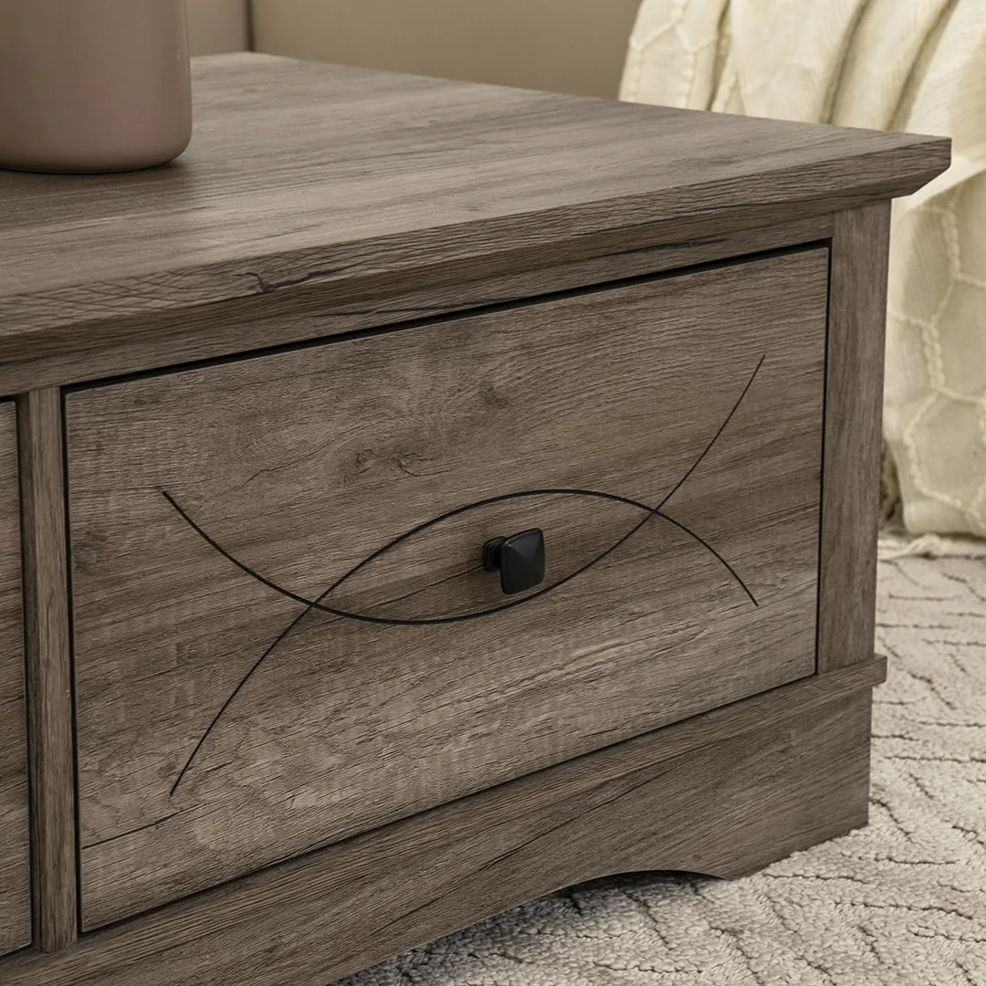 Tyrell Coffee Table – Grey Oak thumbnail 4