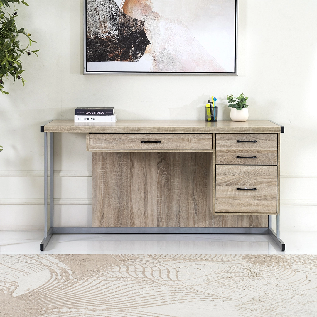 Venus Office Desk -Beige thumbnail 3