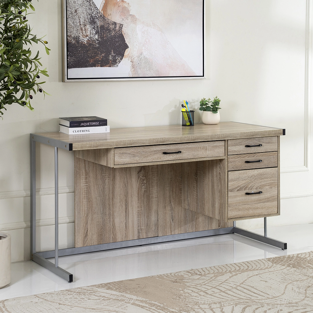Venus Office Desk -Beige thumbnail 5