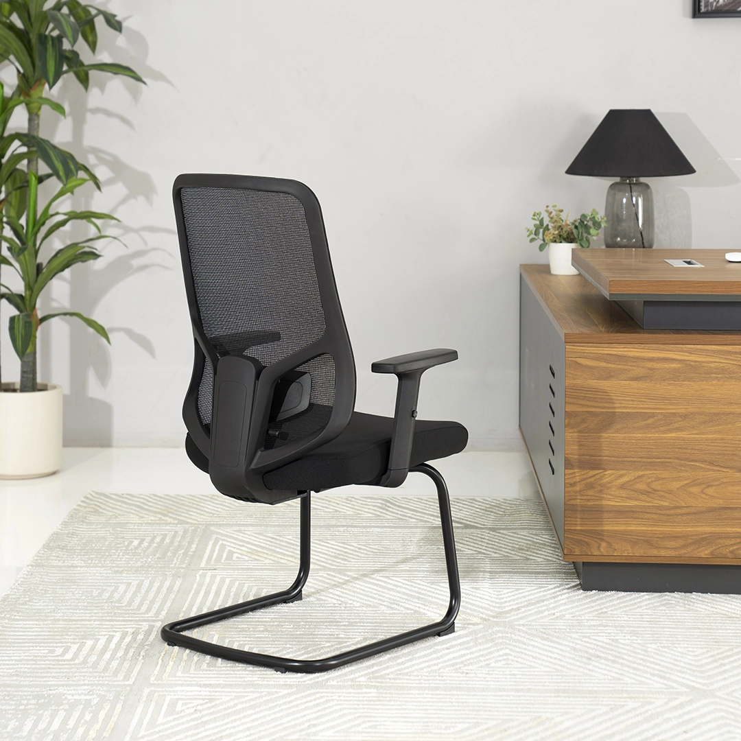 Verona Visitor Chair -Black thumbnail 4