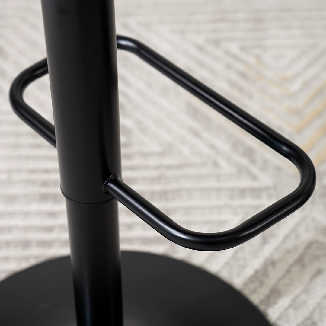 Vida Bar Chair -Black & Walnut thumbnail 6