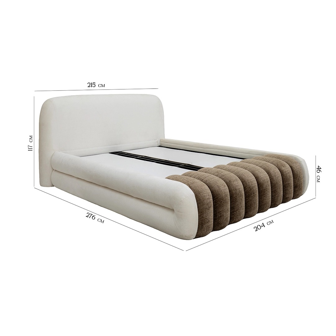 The Vinicius Bed with Built-In Foot Bench thumbnail 10