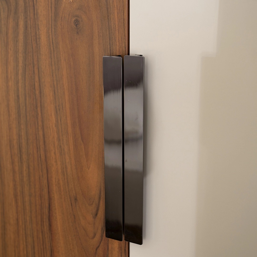 Ocean 6 Door Wardrobe – Walnut & Grey thumbnail 10