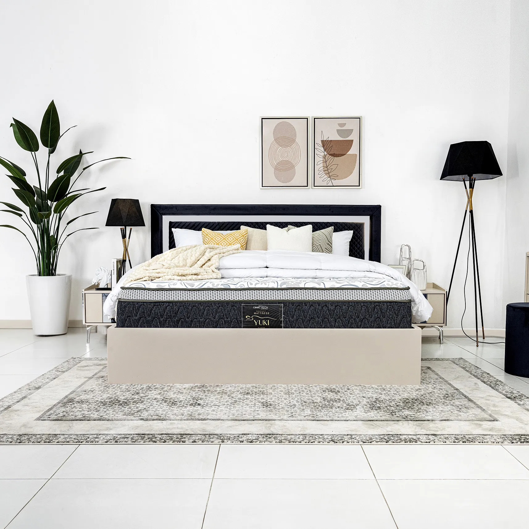 Yuki Memory Foam Box Top Pocket Spring Mattress thumbnail 2