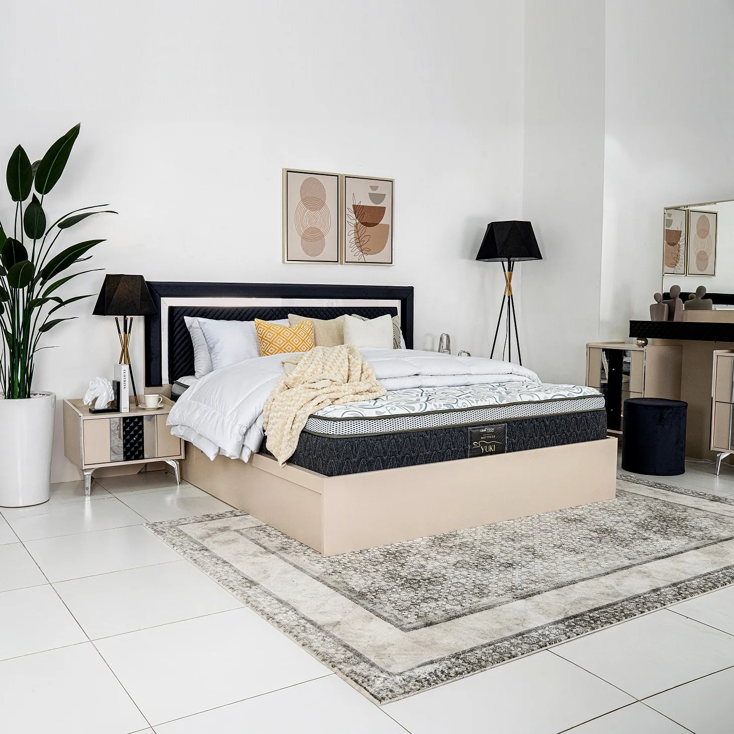 Yuki Memory Foam Box Top Pocket Spring Mattress thumbnail 3