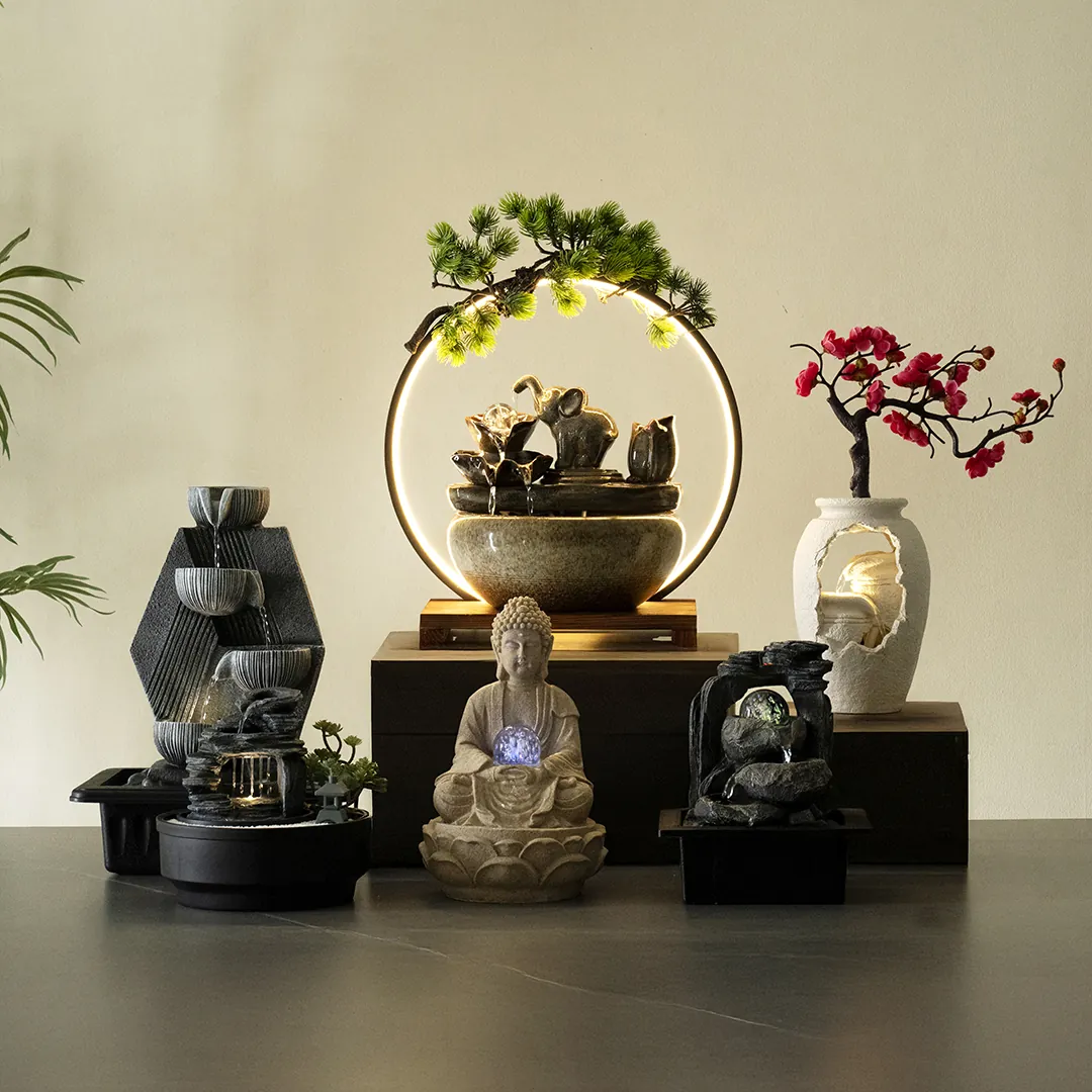 Rivulet Indoor Fountain With Crystal Ball thumbnail 8