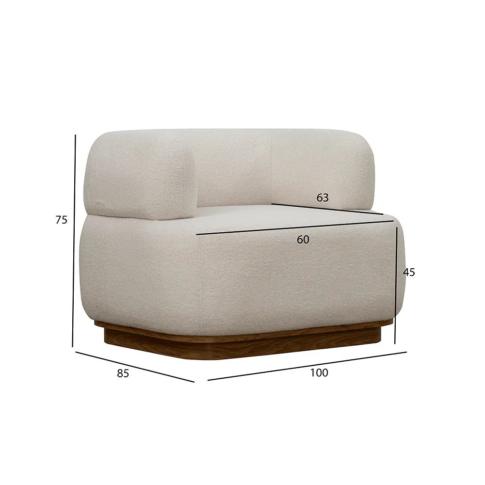 Della Single Seater Sofa thumbnail 2