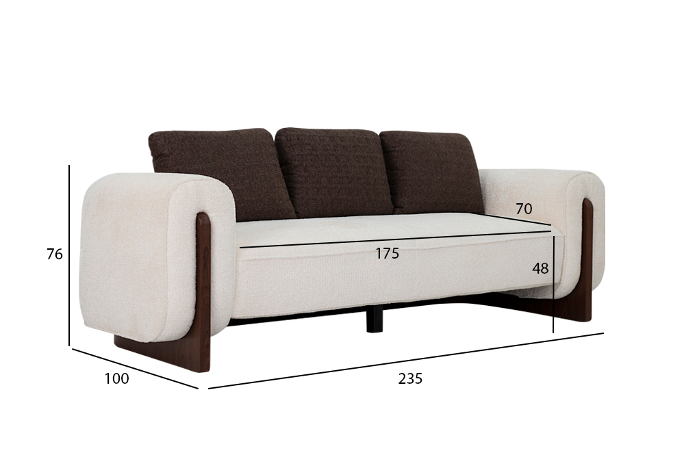 Chance 3-Seater Sofa thumbnail 4