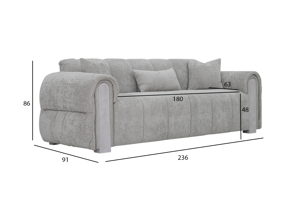 Dario 3-Seater Sofa thumbnail 10