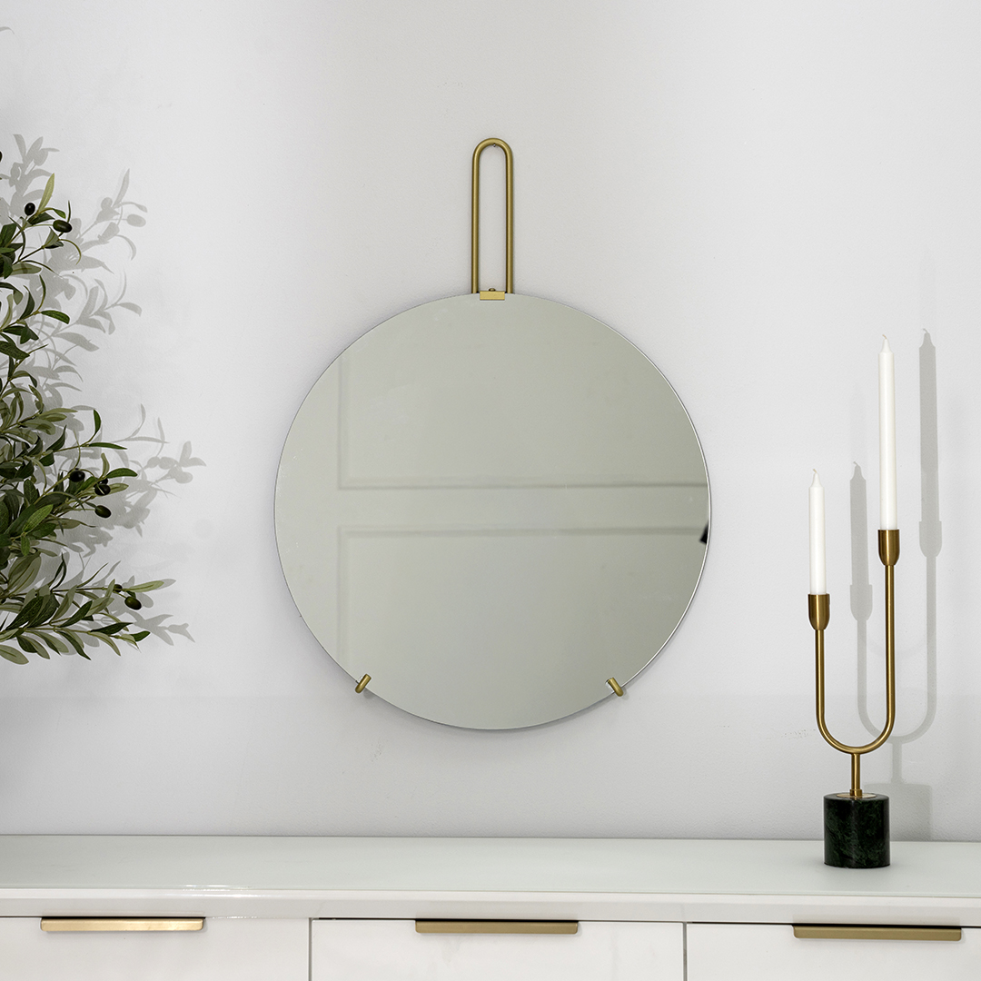 Sierra Decorative Wall Mirror Gold -60×2.5x82cm