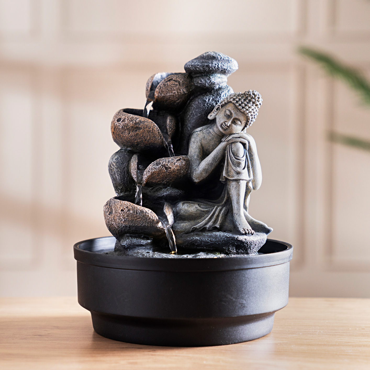 Rivulet Resting Buddha Indoor Fountain