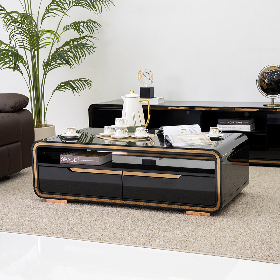 Stallion Coffee Table -Black