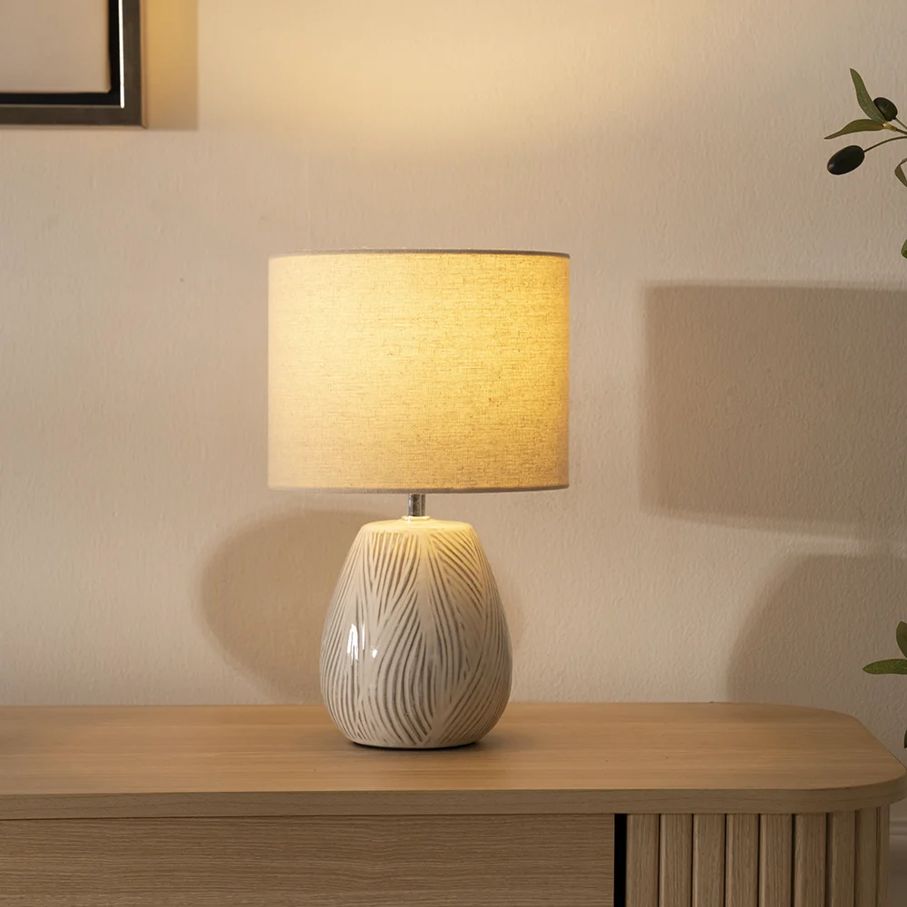 Tria Ceramic Table Lamp 20x20x33.5cm
