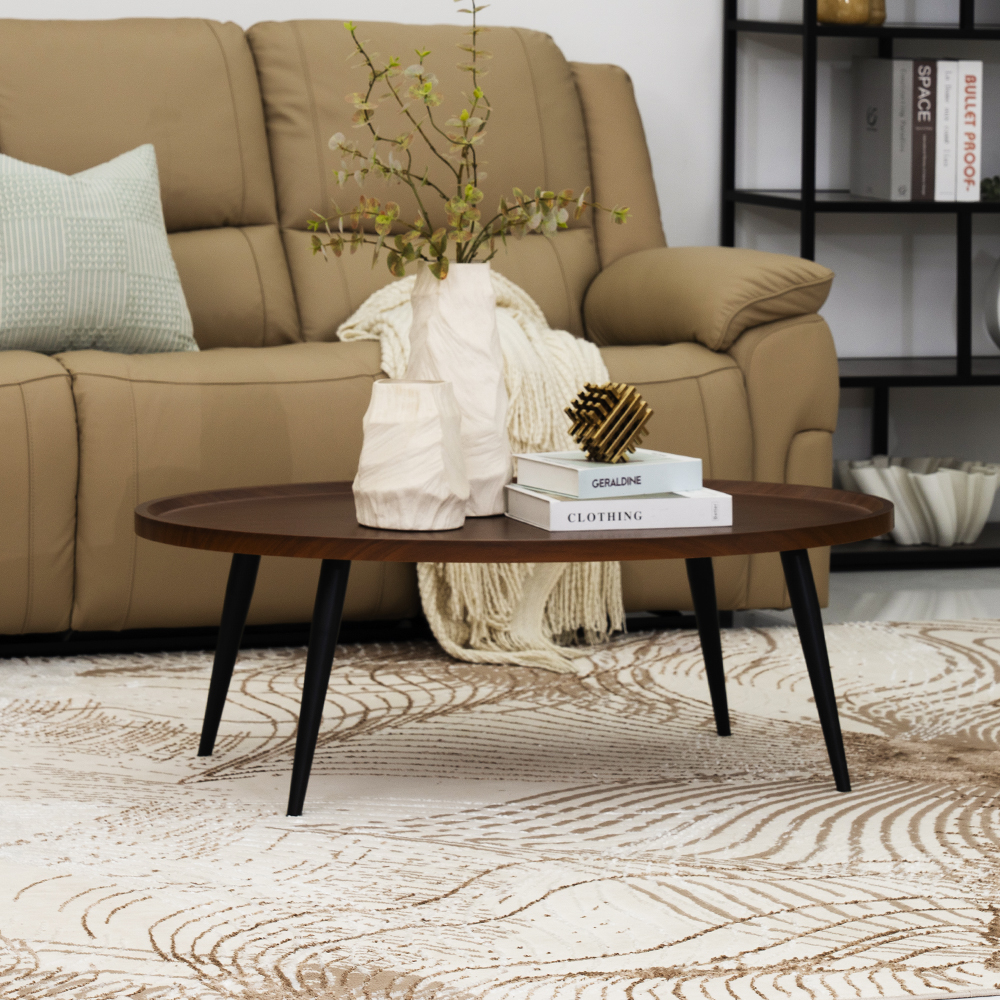 Velva Coffee Table Walnut & Black