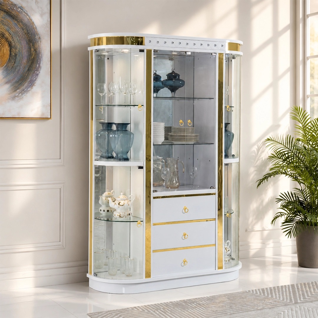 Wine Cabinet Model-8876 – White