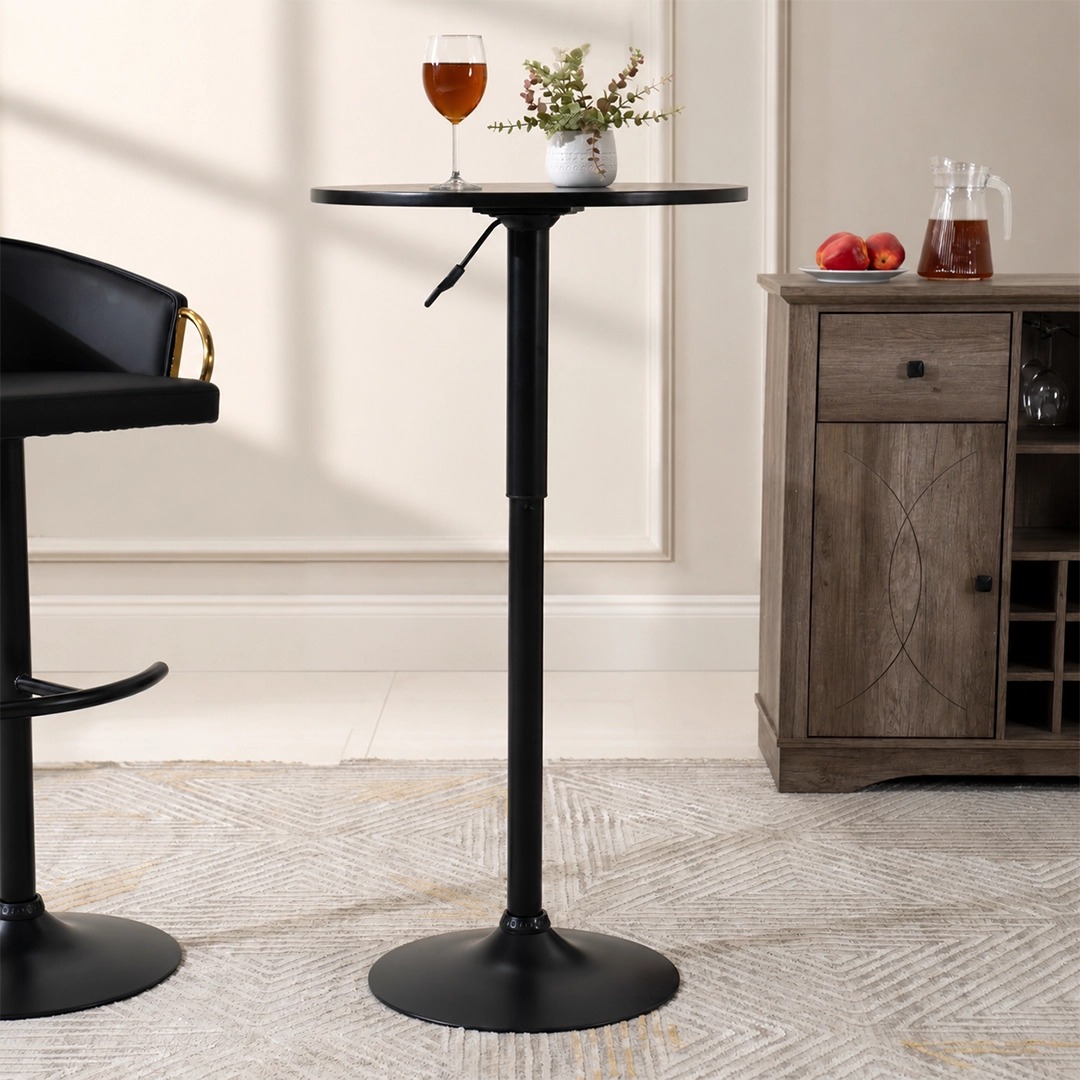 Holsted Bar Table -Black